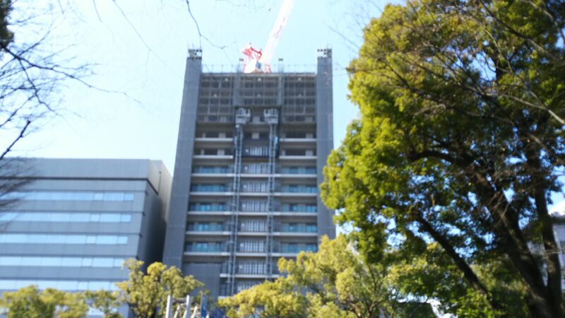 白川公園周辺で新たなタワーマンション