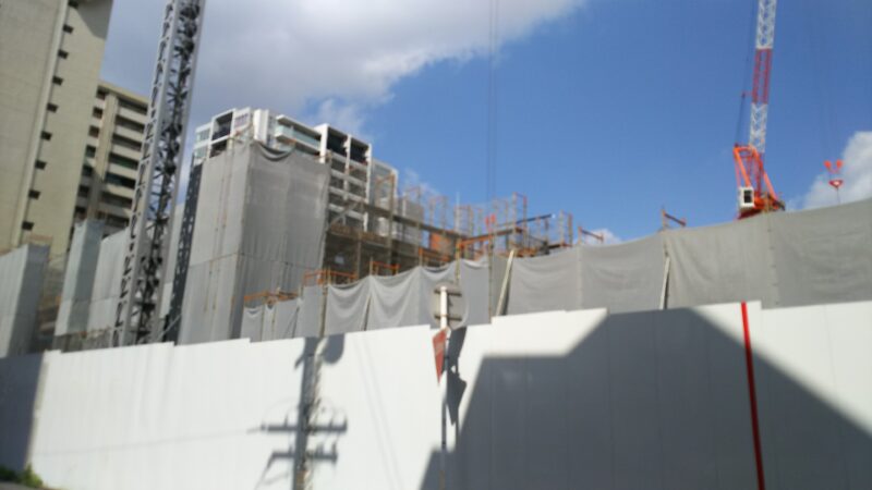 シティタワー葵 建設進む