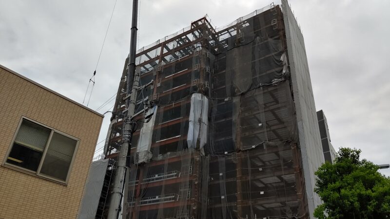 ホテルニッコースタイル名古屋 建設状況 2019.7