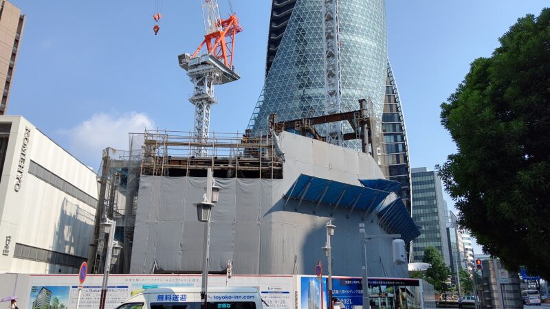 (仮称)名古屋三井ビル北館 建設状況 2019年8月