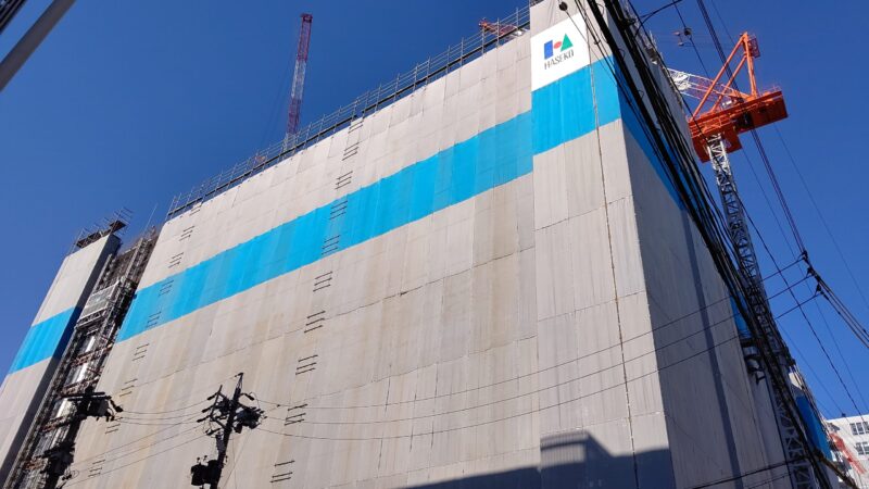 超巨大マンション シティタワー葵建設状況 2019年12月