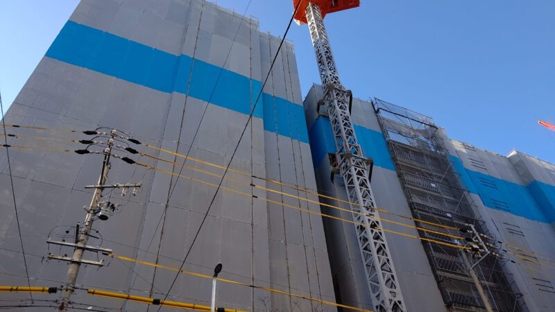 さらに巨大に シティタワー葵 建設状況 2020年2月