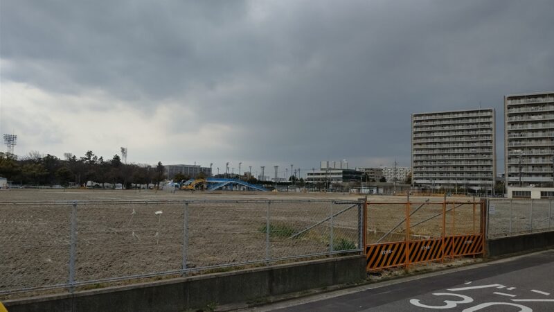 地下鉄駅前に広大な空き地が出現 名古屋造形大学移転用地 2020年4月