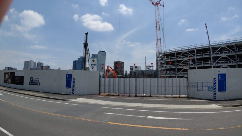 いよいよ躯体が「ノリタケ本社工場」跡地開発建設状況2020年6月