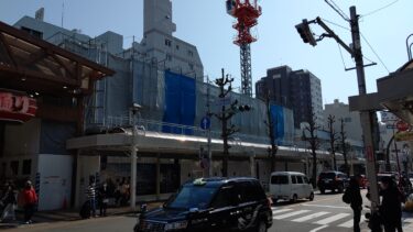 躯体は徐々に・・・　「グランドメゾン大須門前町通」建設状況　2021年3月