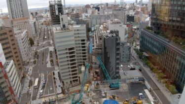 名古屋駅前に十戒！？  「リニア名古屋駅」建設状況2021年3月
