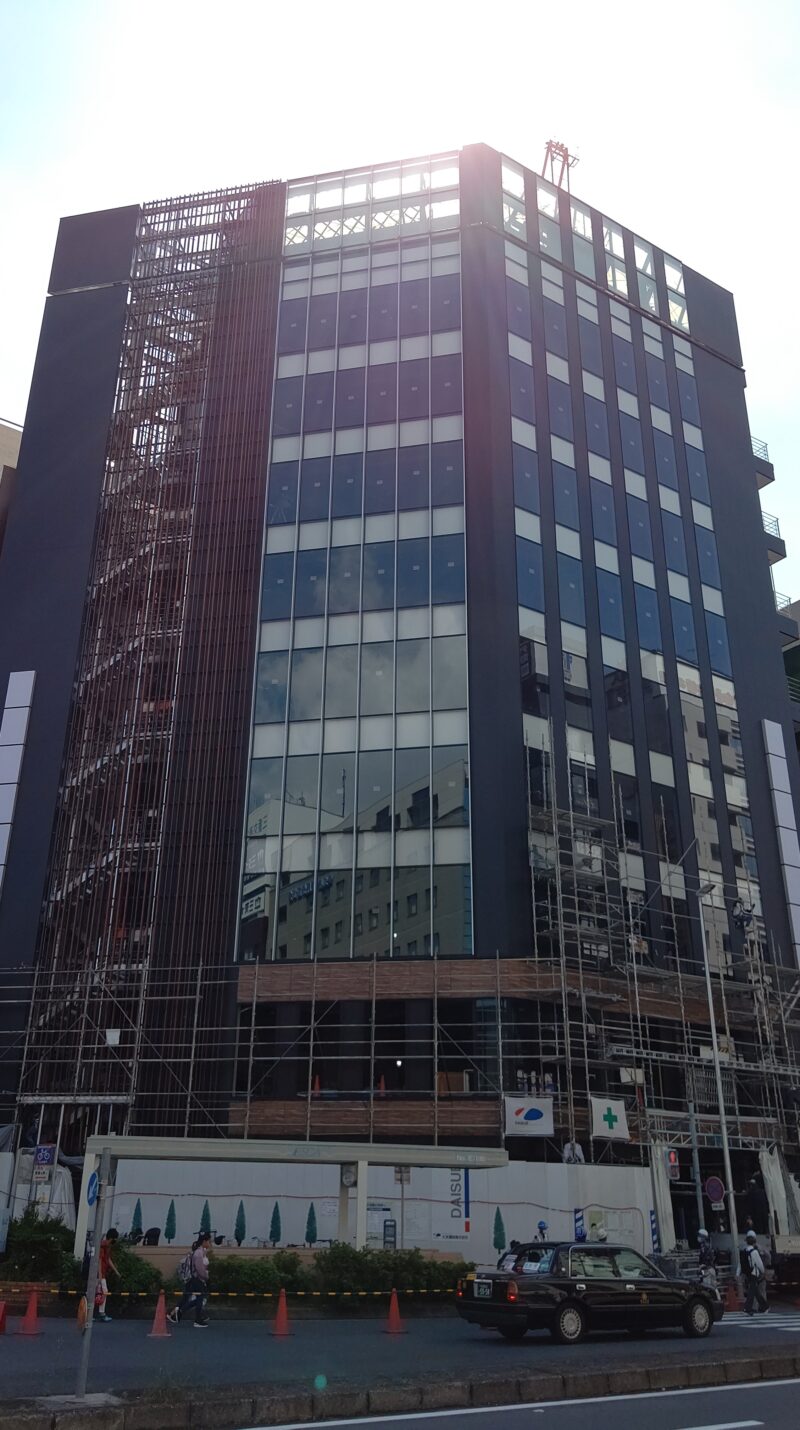 ついにベールを脱いだ 仮称 名駅太閤口ビル 建設状況 21年６月 名古屋 栄日記