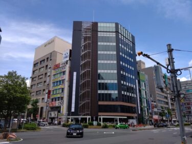 外観はほぼ完成 「(仮称)名駅太閤通口ビル」建設状況 2021年7月