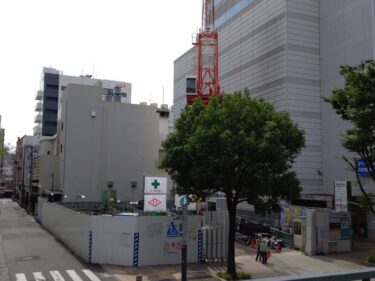 栄5丁目にもう一つのプラウドタワー！？・・・「プラウドタワー栄パークアリーナ」(【仮称】久屋大通公園前計画)躯体工事へ 2021年7月
