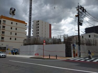 いよいよ躯体が上昇・・・「シティハウス高岳レジデンス」建設状況 2021年8月