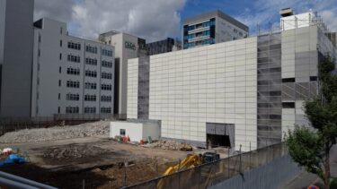 旧ビルの解体工事が着々と・・・「名古屋フコク生命ビル」（【仮称】名古屋丸の内一丁目計画）建て替え工事　2021年９月