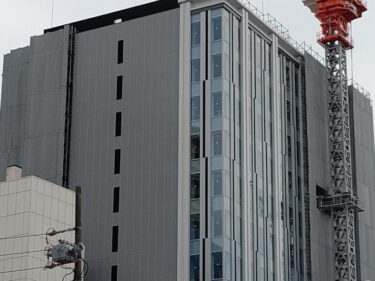 一部で外観がお目見え・・・「(仮称)名古屋栄一丁目オフィス」2021年9月