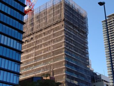 躯体は20Fを超えて・・・「タワー・ザ・ファースト名古屋伏見」建設状況 2021年11月