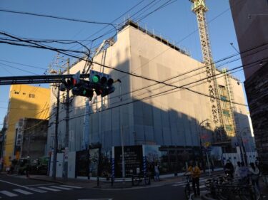 躯体がぐんぐん・・・「グランドメゾン大須ザ・タワー」(【仮称】グランドメゾン栄南)建設状況 2021年11月