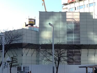 既存建物の解体が本格化・・・「(仮称)錦三丁目25番街区市有地活用事業」 2022年3月