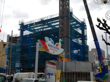 ついに躯体が上昇・・・「富士ソフト名古屋ビル」建設状況 2022年3月