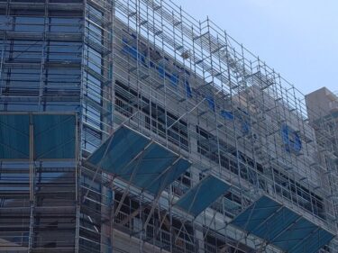 およそ一年半の休業・・・「東洋パーキング」建替え工事 2022年4月