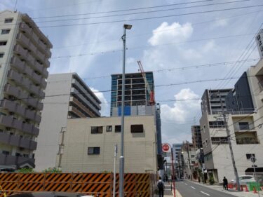 まだまだ続く・・・泉一丁目地区の高層マンション建設ラッシュ 2022年5月