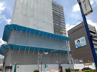 躯体がぐんぐん・・・”メニコン西館”建設工事 2022年5月
