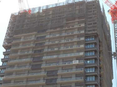 さらに上へ・・・「NAGOYA the TOWER」(【仮称】名駅南二丁目計画)建設状況 2022年6月