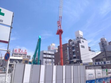 基礎工事は順調に・・・「シティタワー名駅那古野」（【仮称】那古野一丁目計画）建設状況　2022年8月