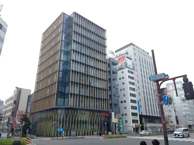 【新品未使用】三井物産ビル 新社屋 銅版画 永谷園ビル（旧新橋桜ビル） 設計：不明 竣工：1972年 ・ #荒川