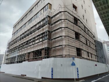 名駅南でNTTビルが解体開始・・・跡地は住友不動産がマンション開発へ　2022年11月