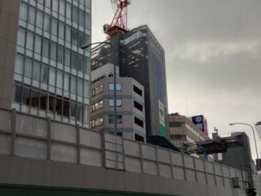 躯体はぐんぐん・・・「【仮称】NOBUNAGA第一ビル」建設状況 2023年1月