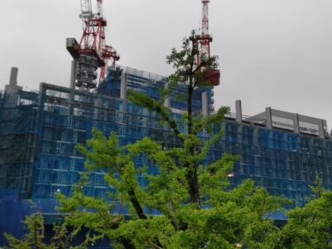 躯体はさらに・・・新「名古屋フコク生命ビル」(【仮称】名古屋丸の内一丁目計画)建設状況 2023年4月