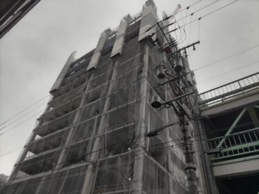 桜通りからも・・・「(仮称)名古屋第2三交ビル」建設状況 2023年4月