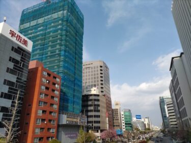 あと一息で最上階・・・！？「ザ・ファインタワー久屋大通」（【仮称】名古屋市中区丸の内三丁目計画）建設状況　2023年4月