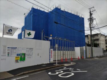 3棟目の建設が着々と・・・「市営城北荘」建替え工事 2023年4月
