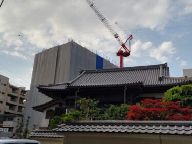 円頓寺北側にも再開発の波・・・「シティタワー名駅那古野」(【仮称】那古野一丁目計画)建設状況 2023年5月