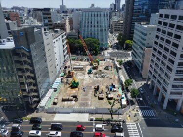 着工に向け準備万端・・・「(仮称)S2計画」(ノリタケ・鹿島・第一生命一体開発)  2023年6月