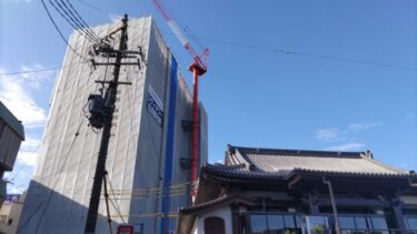 躯体はぐんぐん・・・「シティータワー名駅那古野」（【仮称】那古野一丁目計画）建設状況　2023年8月