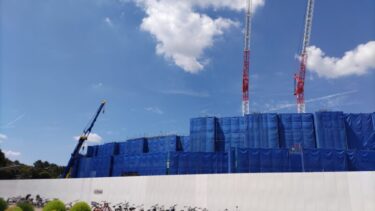 さらに躯体がジワり・・・新「愛知県体育館」建設状況 2023年9月
