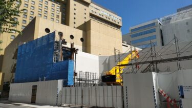 プールやエステサロン・・・「名古屋観光ホテル」新施設の躯体が上昇へ 2023年10月