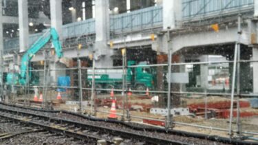 本線下り線(名古屋方面)の高架化工事も開始 「知立駅付近連続立体交差事業」 2024年2月