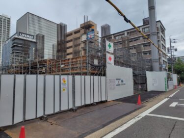 駆体がじわり・・・「【仮称】グランドメゾン名駅東」建設状況 2024年7月