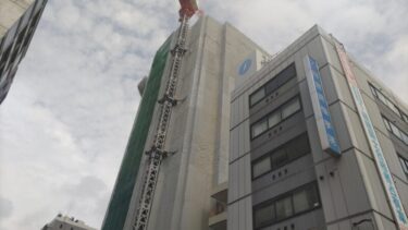 躯体は最上階に・・・「グランドメゾン伏見」（【仮称】グランドメゾン錦一丁目）建設状況　2024年7月