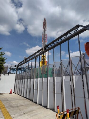 ついにスタンドが登場・・・新「パロマ瑞穂スタジアム」建築状況　2024年8月