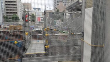 基礎工事はほぼ終了でいよいよ駆体工事がはじまる！？・・・「【仮称】錦通桑名町ビル」建設工事 2024年9月