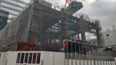 躯体がじわり・・・「明治安田生命名古屋駅前ビル」建設工事 2025年1月