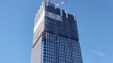 最上階まであと一息・・・「ザ・ランドマーク名古屋栄」(【仮称】錦三丁目25番街区計画)建設状況 2025年1月