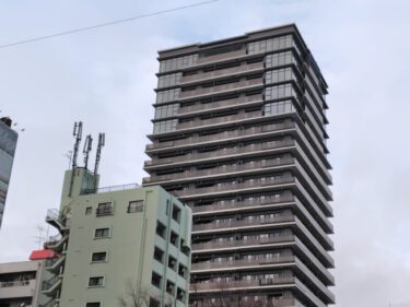 ついに竣工へ・・・「プラウドタワー名古屋久屋大通公園南」(【仮称】大須4丁目計画)建設状況 2025年2月