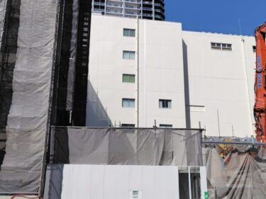 既存建物の解体工事が佳境・・・「【仮称】グランドメゾン錦二丁目」建設状況 2025年4月
