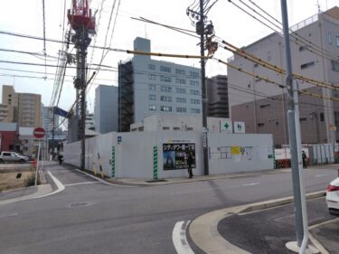 基礎工事が着々と・・・高層タワーマンション「シティタワー泉一丁目」(【仮称】泉1-9計画)建設状況 2025年4月