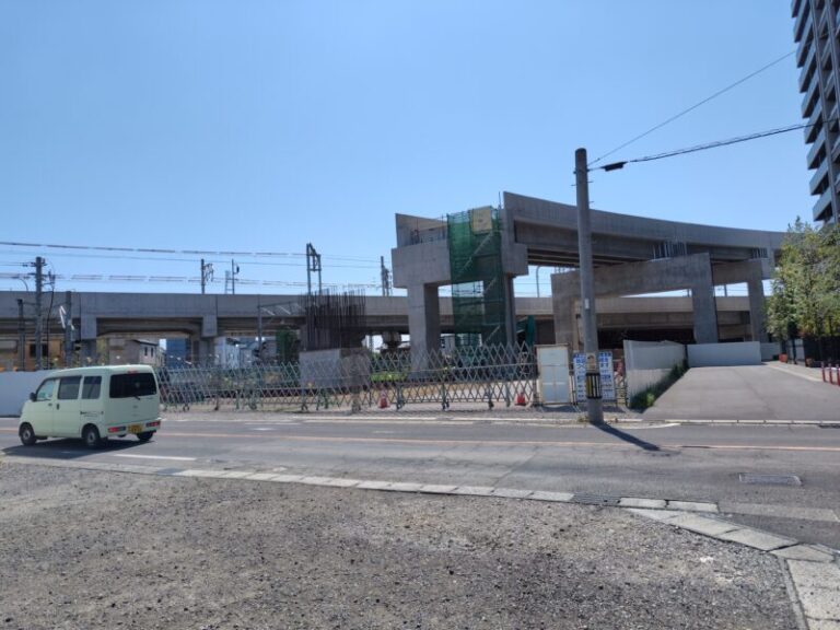 三河線の高架化工事も着々と・・・「名鉄知立駅付近連続立体交差