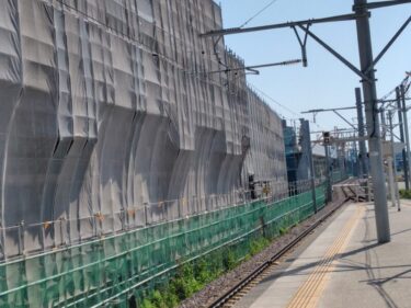工事は着々と・・・「名鉄三河線若林駅付近連続立体交差事業」 2025年5月