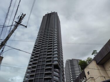 工事は仕上げの段階・・・「グランドメゾンThe池下ガーデンタワー」(【仮称】グランドメゾン池下ザ・タワーⅡ)建設状況 2025年7月